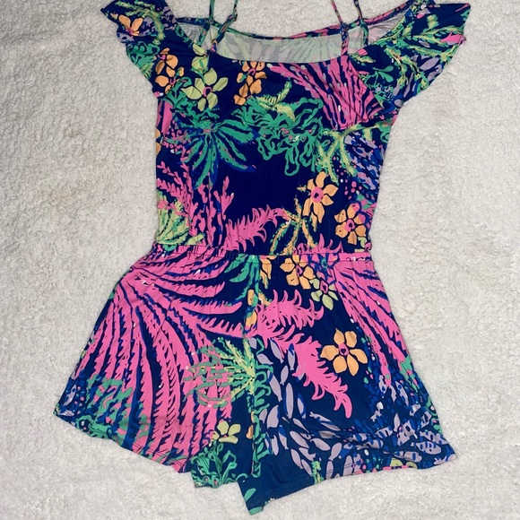 Off the Shoulder Fun Romper - Picture 2 of 2
